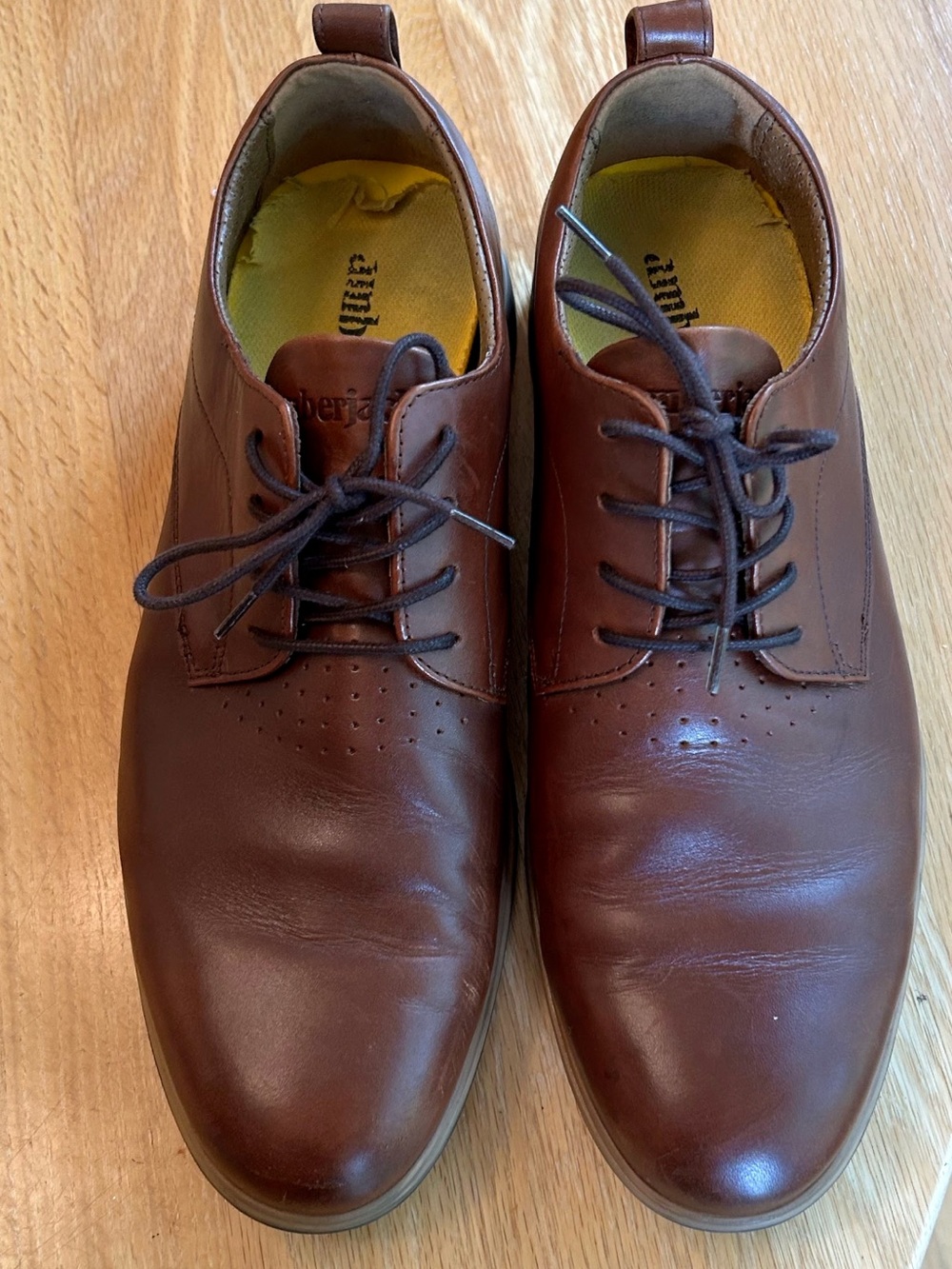 Amberjack “ The Original “ Brown Leather Lace-Up Shoes